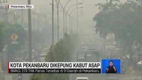 VIDEO: Pekanbaru Dikepung Kabut Asap