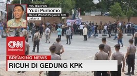 VIDEO: Tanggapan KPK Saat Demo Ricuh di GEdung KPK
