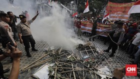 Demo KPK Ricuh, Polisi Belum Amankan Pelaku