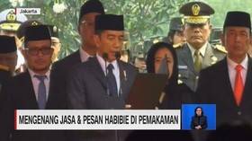VIDEO: Mengenang Jasa & Pesan Habibie di Pemakaman