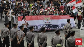 Massa Susulan Datang Gelar Aksi Dukung Revisi UU KPK