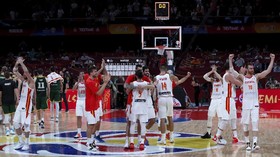 FOTO: Argentina Jumpa Spanyol di Final Kejuaraan Dunia Basket