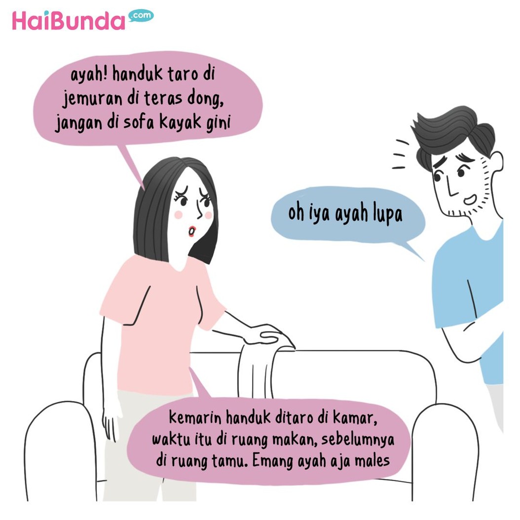 Hayo, siapa Bunda yang di rumahnya kadang heboh gara-gara handuk mandi? Terutama naruh handuk mandi sembarangan. Share yuk di kolom komentar.