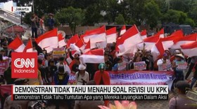 VIDEO: Demonstran Tidak Tahu Menahu Soal Revisi UU KPK