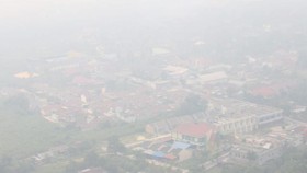 img-title Asap Karhutla Riau Sampai Sumut, Pesawat Batal Mendarat