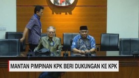 VIDEO: Mantan Pimpinan KPK Beri Dukungan ke KPK
