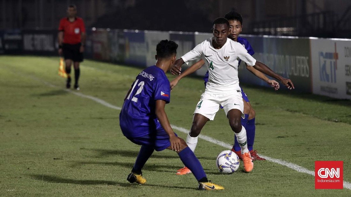 FOTO: Aksi Timnas Indonesia U-16 Bantai Filipina