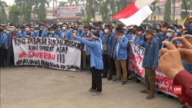 VIDEO: Demo Tuntut Korporasi Penyebab Karhutla Tanggung Jawab