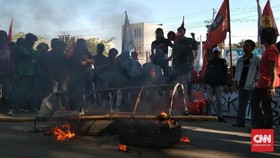 Demo di Makassar, Mahasiswa Serukan Jokowi Lengser