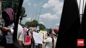 Polisi Ancam Tangkap Pelajar Anarkis di Demo DPR