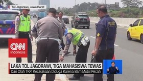 VIDEO: Kecelakaan Tol Jagorawi, 3 Mahasiswa Tewas