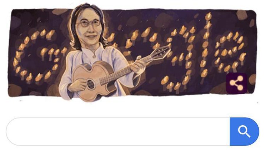 Chrisye menjadi Google Doodle pada hari ini, Senin 16 September 2019.