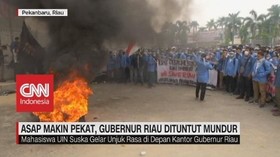 VIDEO: Asap Makin Pekat, Gubernur Riau Dituntut Mundur