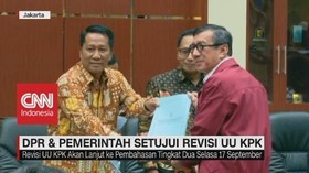 VIDEO: DPR dan Pemerintah Setujui Revisi UU KPK