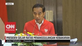 VIDEO: Presiden Jokowi Gelar Rapat Penanggulangan Kebakaran