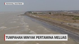 VIDEO: Tumpahan Minyak Pertamina Meluas