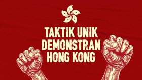 INFOGRAFIS: Taktik Unik Demonstran Hong Kong