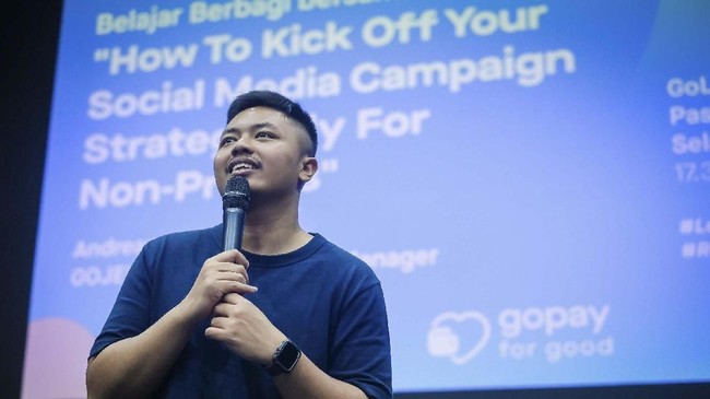 Gojek menggandeng komunitas IndoRelawan terkait dengan pengembangan kapasitas organisasi nonprofit untuk pengumpulan donasi melalui media sosial.