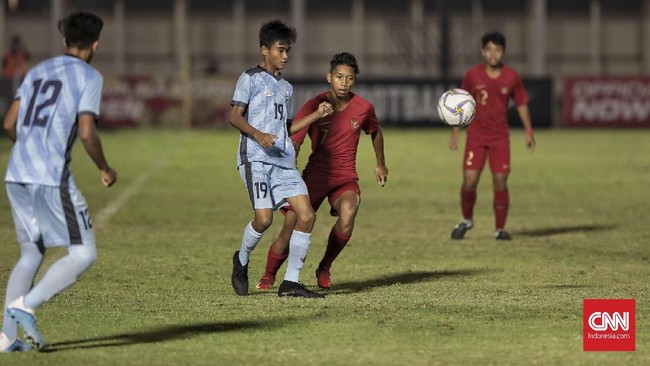 Timnas Indonesia unggul 6-1 atas timnas Kepulauan Mariana Utara pada babak pertama kualifikasi Piala Asia U-16 di Stadion Madya, Jakarta, Rabu (18/9).