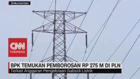 VIDEO: BPK Temukan Pemborosan Rp.275 M di PLN