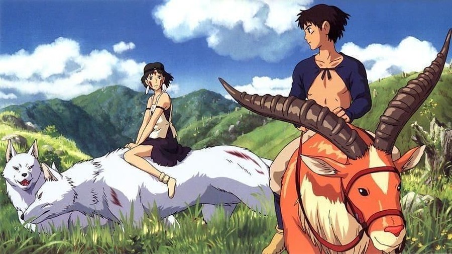 Princess Mononoke Sejumlah anime Jepan terbaik sepanjang masa yang digarap sutradara Hayao Miyazaki.