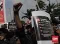 Aksi #GejayanMemanggil, Lalu Lintas Pertigaan Colombo Ditutup