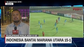 VIDEO: Indonesia Bantai Mariana Utara 15-1