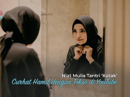 Niat Mulia Tantri 'Kotak' Curhat Hamil dengan Tokso di YouTube