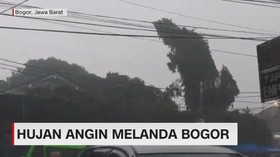 VIDEO: Hujan Angin Melanda Bogor