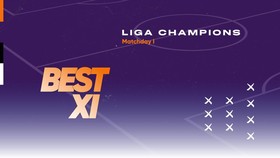 INFOGRAFIS: Best XI Liga Champions Pekan Ini
