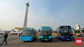 Bus Listrik Transjakarta Tahun Depan 'Tergantung Harga'