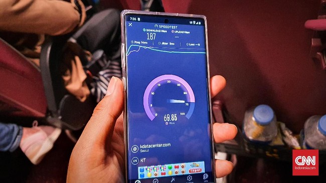 CNNIndonesia.com mendapat kesempatan menjajal teknologi 5G di Negeri Ginseng dengan kecepatan hingga 10 kali lipat dari 4G yakni 532 Mbps.