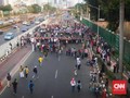 Massa Aksi Bubar, Jalan di Depan Gedung DPR Kembali Dibuka