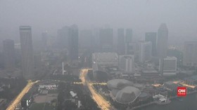 VIDEO: Kabut Asap Masih Selimuti Arena F1 Singapura