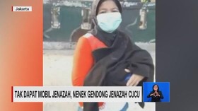 VIDEO: Tak Dapat Mobil Jenazah, Nenek Gendong Jasad Cucu