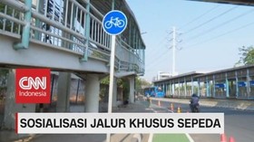 VIDEO: Sosialisasi Jalur Khusus Sepeda