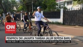 VIDEO: Pemprov DKI Jakarta Tambah Jalur Sepeda Baru