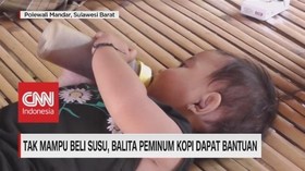 VIDEO: Tak Mampu Beli Susu, Balita Peminum Kopi Dapat Bantuan
