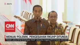 VIDEO: Presiden Minta DPR Tunda Sahkan RKUHP