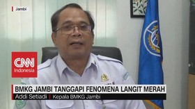 VIDEO: Ini Penjelasan BMKG Soal Langit Merah di Jambi