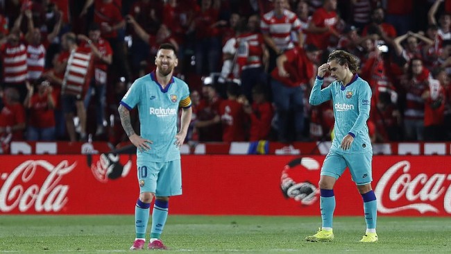Berikut fakta menarik usai juara bertahan Liga Spanyol, Barcelona, kalah dari Granada yang merupakan tim promosi.