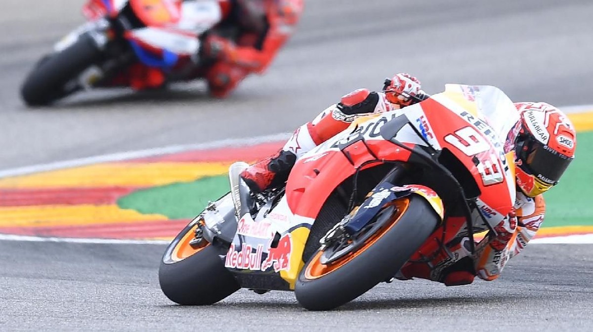 FOTO: Marquez Bikin MotoGP Aragon Membosankan