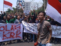 Komnas HAM Menduga Polisi Lakukan Pelanggaran di Aksi Tolak RUU KPK
