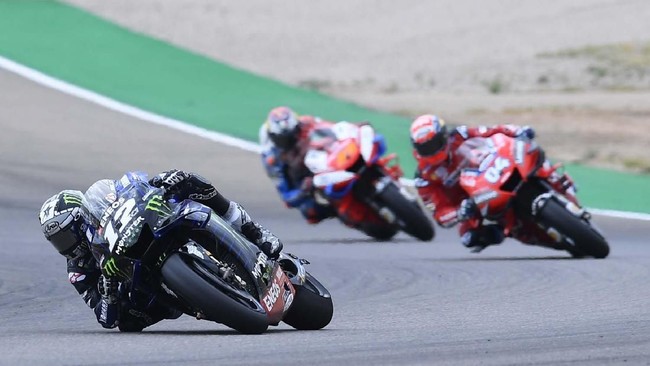 Pebalap Monster Yamaha Maverick Vinales jadi yang tercepat pada sesi latihan bebas pertama (FP1) MotoGP Australia 2019 di Sirkuit Phillip Island, Jumat (25/10).