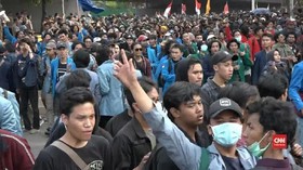 VIDEO: Aksi Mahasiswa di Sejumlah Daerah