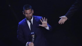 FOTO: Messi Pemain Terbaik Dunia