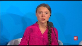 VIDEO: Pidato Berapi-api Aktivis Iklim Swedia di PBB
