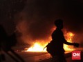 Usai Magrib, Kericuhan Massa Pecah Lagi di Belakang DPR
