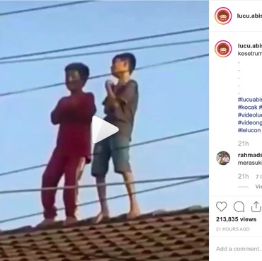 Heboh' Entah Apa yang Merasukimu', Joget di Genteng Sampai Telinga Ternoda