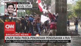 VIDEO: KontraS Tanggapi Aksi Unjuk Rasa di DPR